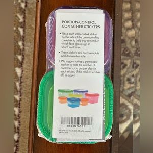 Beachbody portion control containers - brand new with stickers